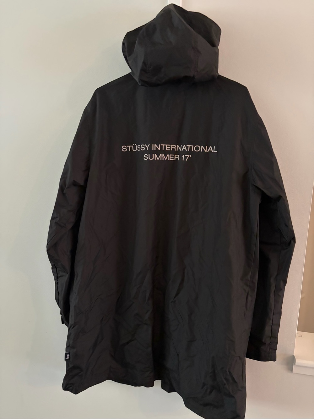 Stussy Men’s Black Hooded Coach Jacket image 2